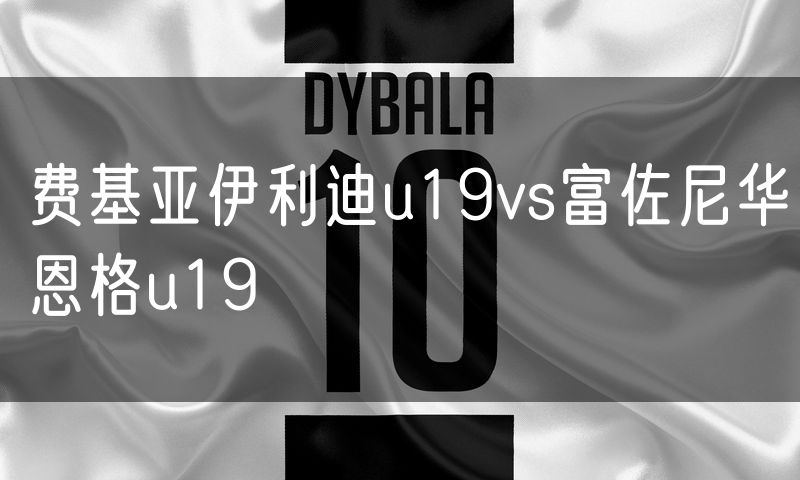 费基亚伊利迪u19vs富佐尼华恩格u19