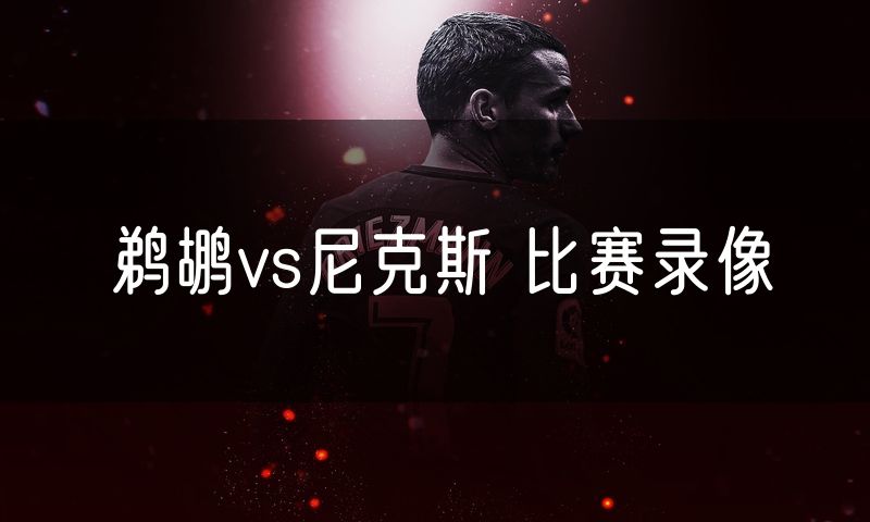 鹈鹕vs尼克斯 比赛录像