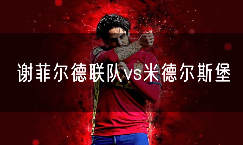 谢菲尔德联队vs米德尔斯堡