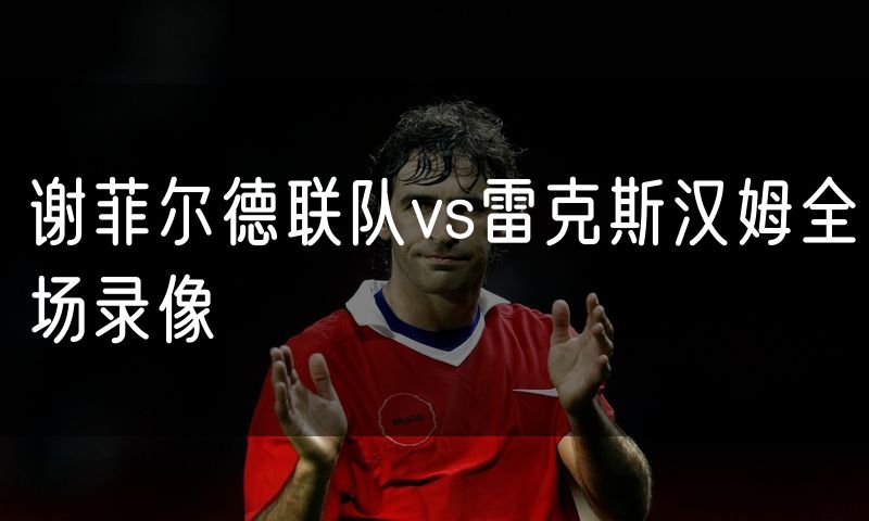 谢菲尔德联队vs雷克斯汉姆全场录像