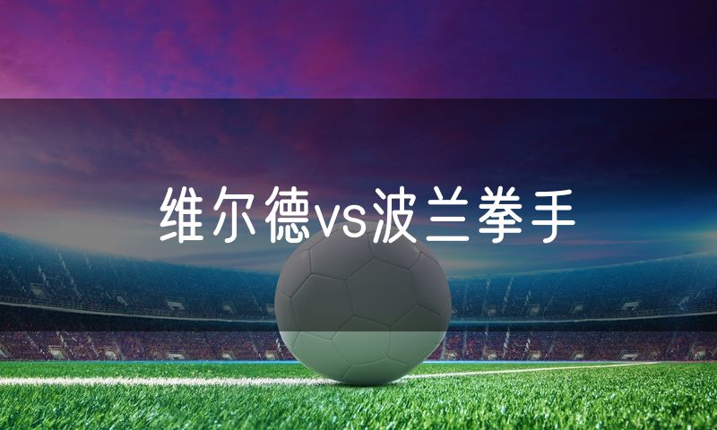 维尔德vs波兰拳手