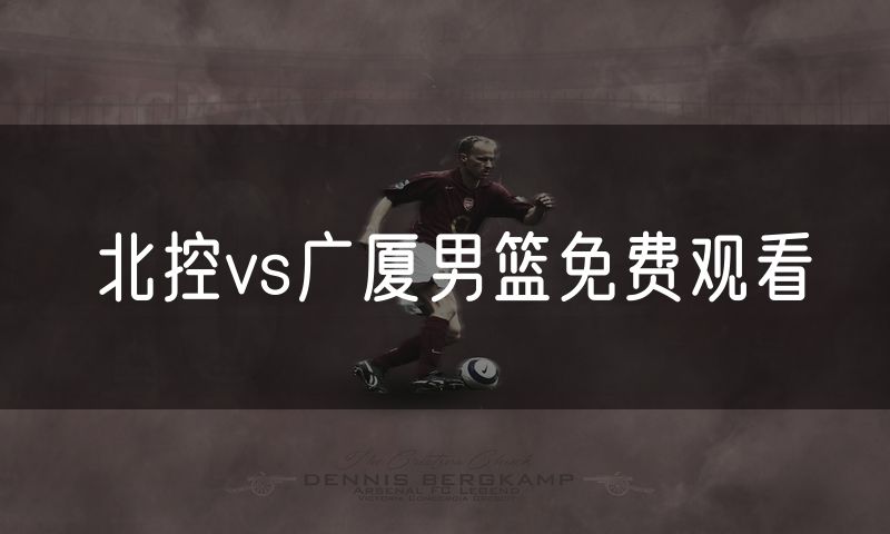北控vs广厦男篮免费观看