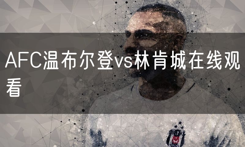 AFC温布尔登vs林肯城在线观看