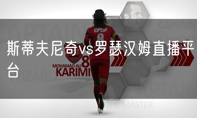 斯蒂夫尼奇vs罗瑟汉姆直播平台 斯蒂夫尼奇vs罗瑟汉姆直播平台