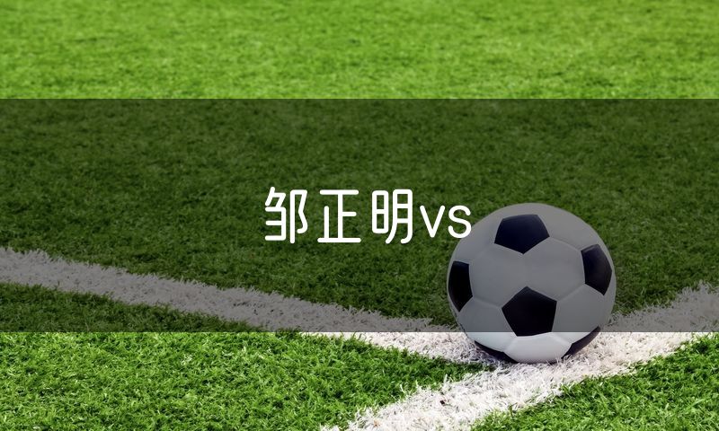 邹正明vs 邹正明vs