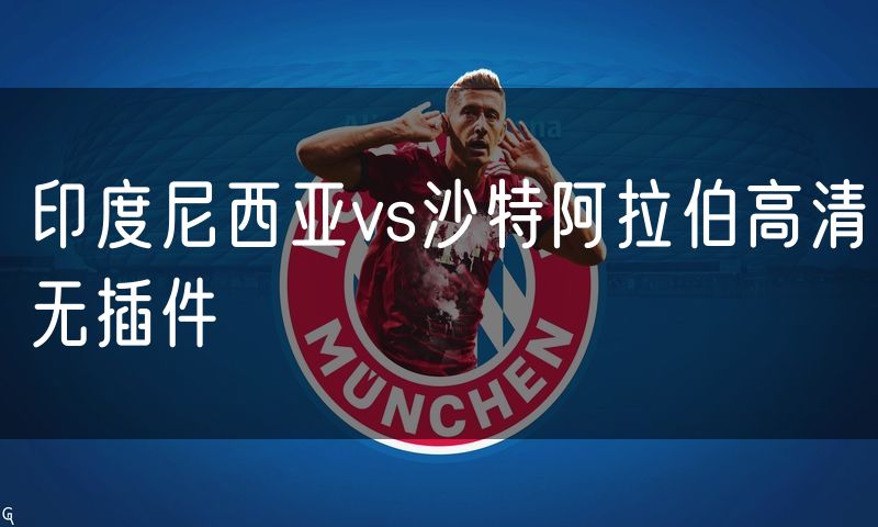 印度尼西亚vs沙特阿拉伯高清无插件