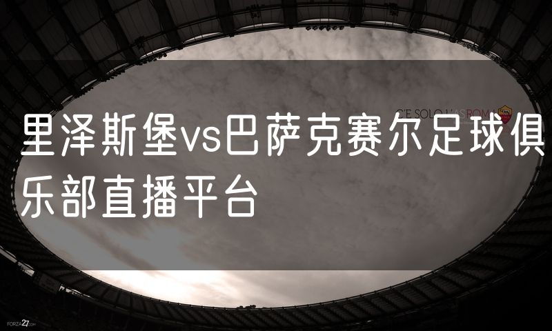里泽斯堡vs巴萨克赛尔足球俱乐部直播平台 里泽斯堡vs巴萨克赛尔足球俱乐部直播平台