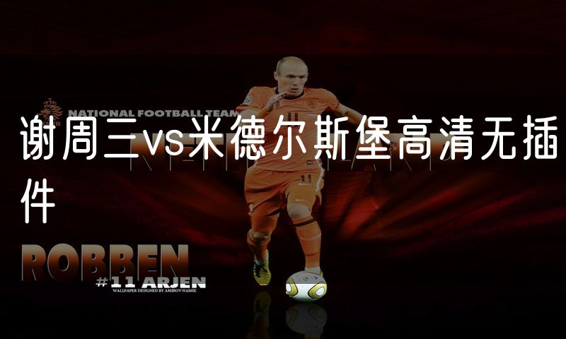 谢周三vs米德尔斯堡高清无插件