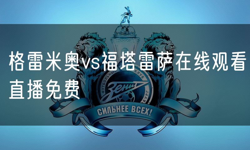 格雷米奥vs福塔雷萨在线观看直播免费 格雷米奥vs福塔雷萨在线观看直播免费