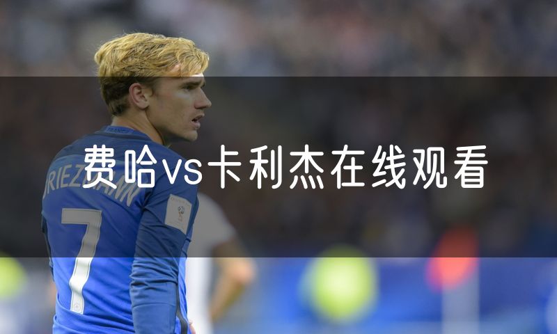 费哈vs卡利杰在线观看 费哈vs卡利杰在线观看