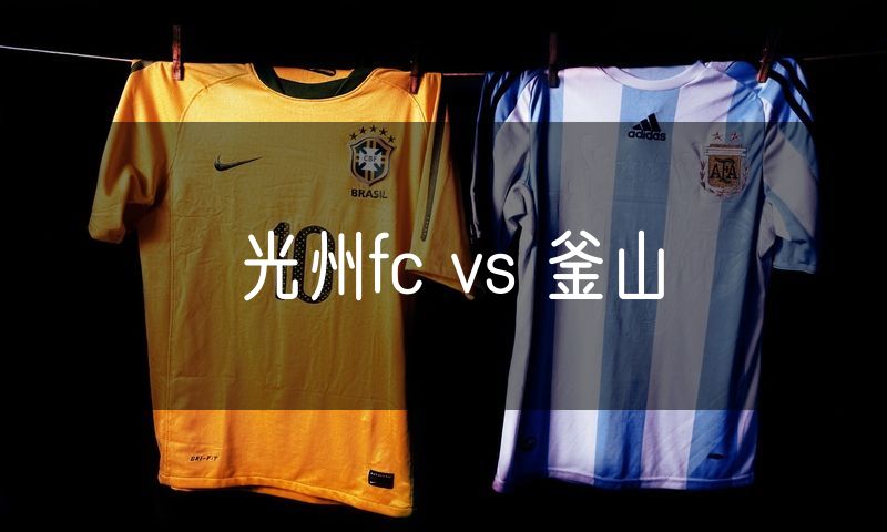光州fc vs 釜山 光州fc vs 釜山