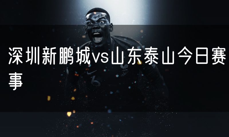 深圳新鹏城vs山东泰山今日赛事