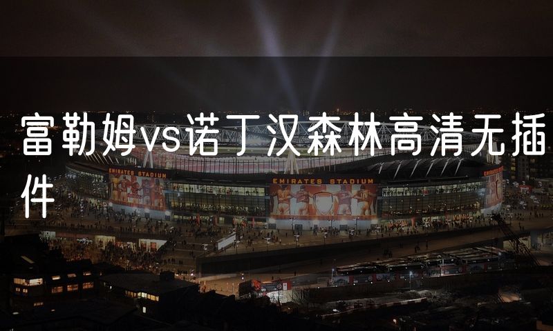 富勒姆vs诺丁汉森林高清无插件