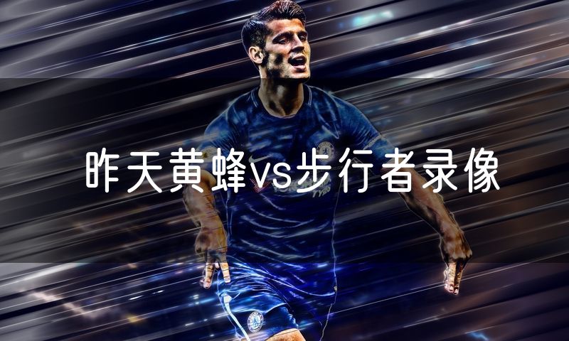 昨天黄蜂vs步行者录像
