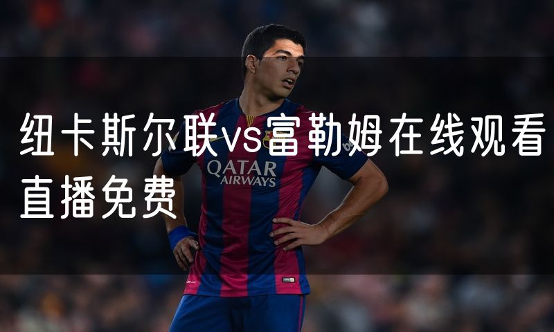纽卡斯尔联vs富勒姆在线观看直播免费 纽卡斯尔联vs富勒姆在线观看直播免费