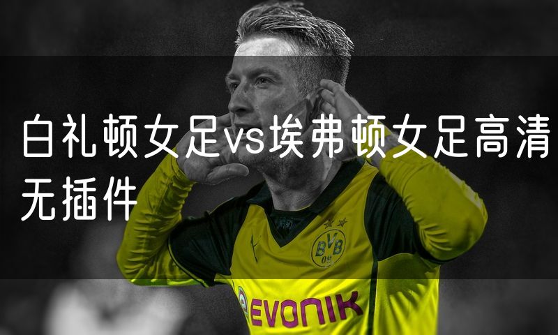 白礼顿女足vs埃弗顿女足高清无插件