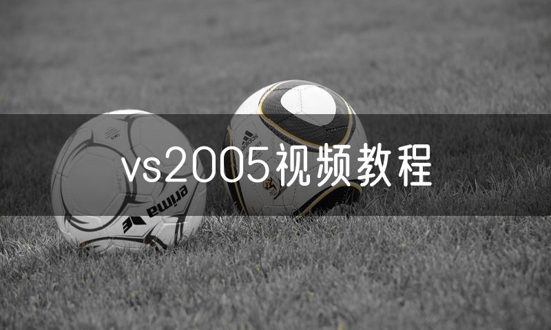 vs2005视频教程