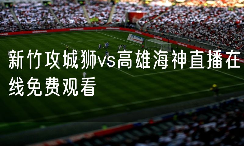 新竹攻城狮vs高雄海神直播在线免费观看