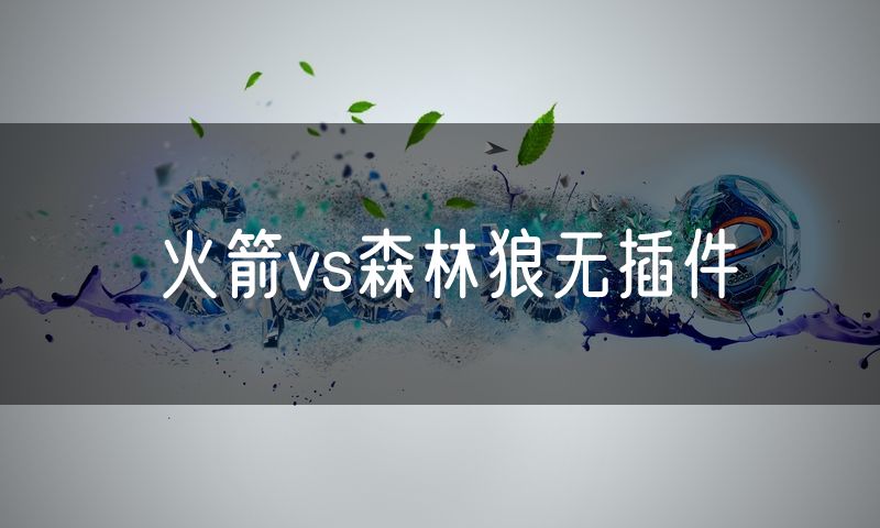 火箭vs森林狼无插件